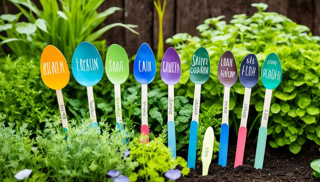 DIY garden markers