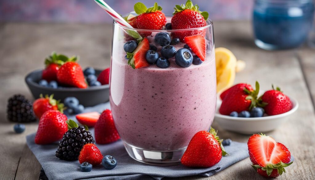 high-fiber smoothie