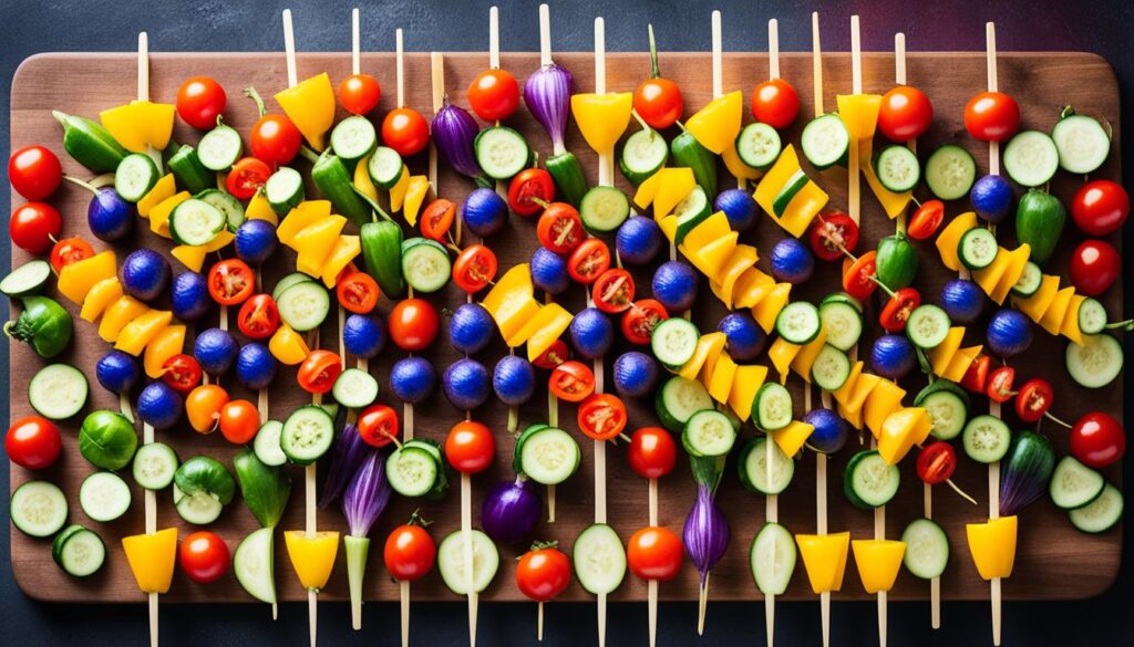 rainbow skewers