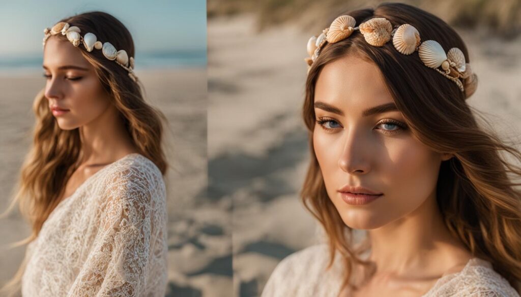 seashell headband