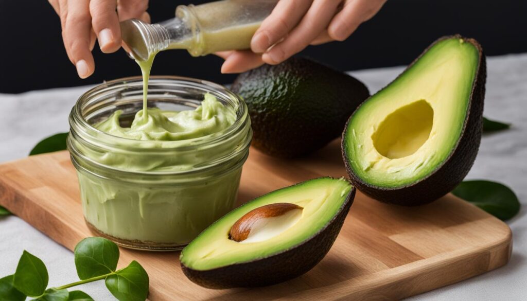 Avocado and Coconut Oil Hair Mask