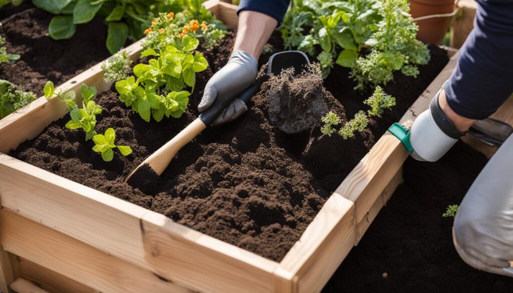 Filling Raised Bed