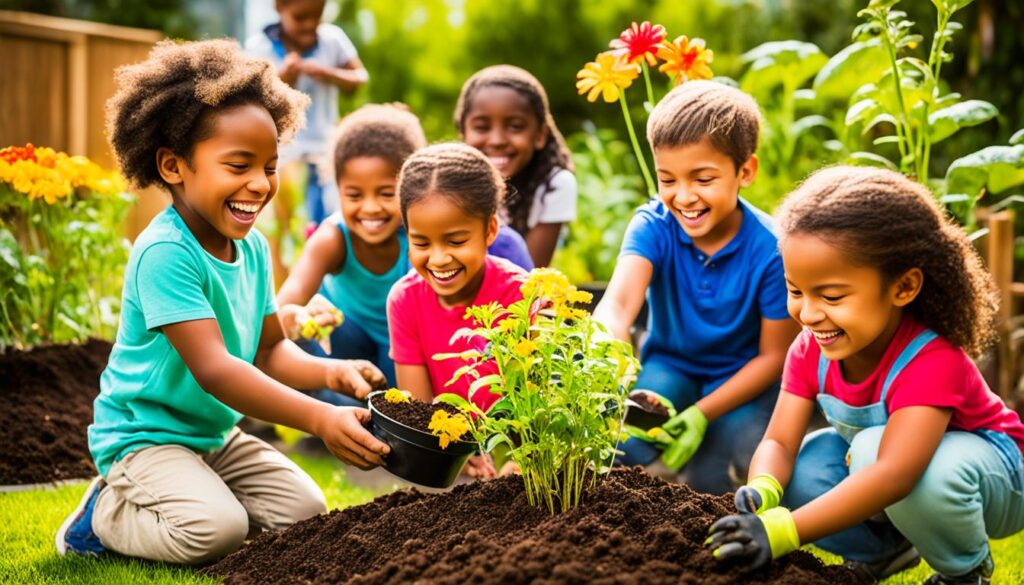 Gardening activities for children