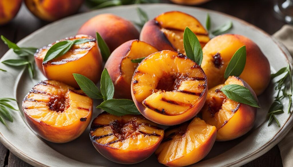 Grilled Peaches