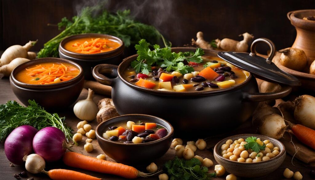 Root Vegetable and Bean Soup