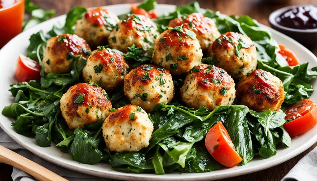 baked chicken meatballs