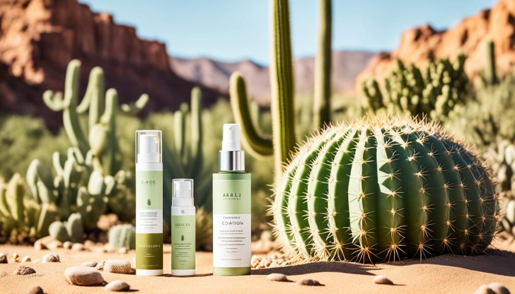 cactus-infused skincare products