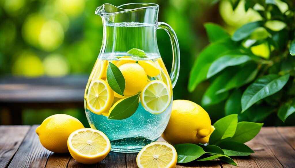 lemon water