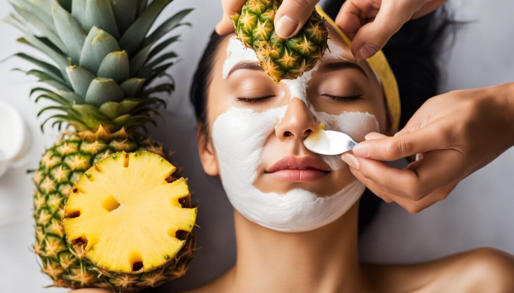 pineapple enzyme face mask
