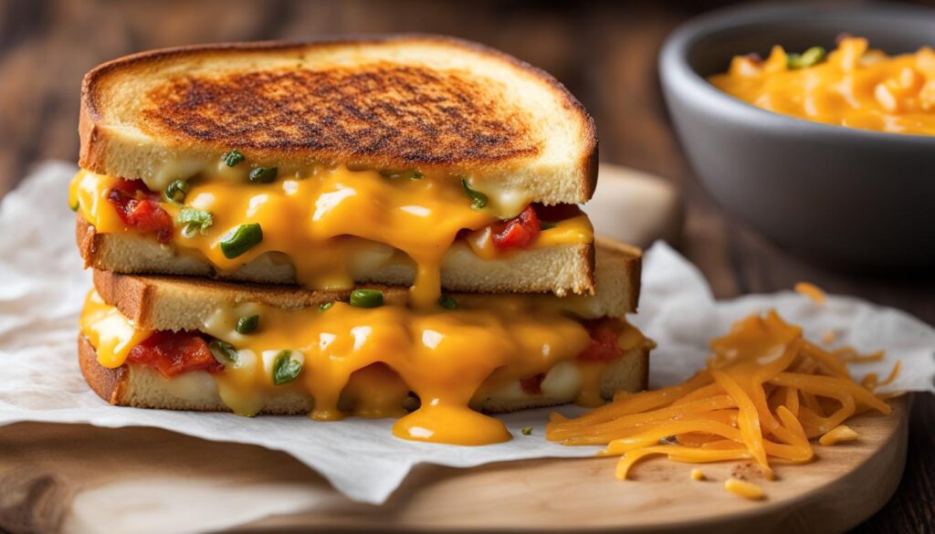 spicy grilled cheese