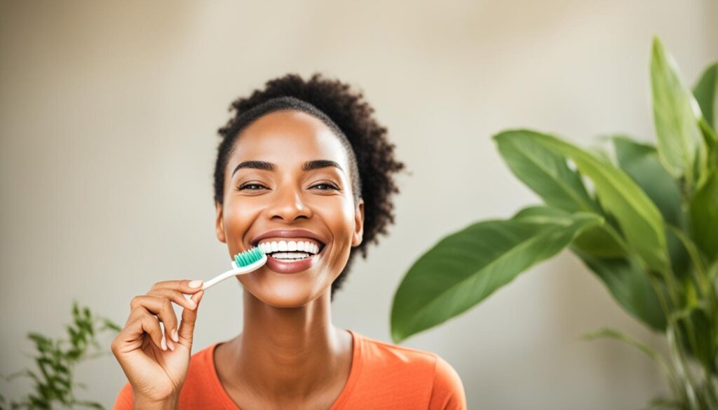 teeth brushing