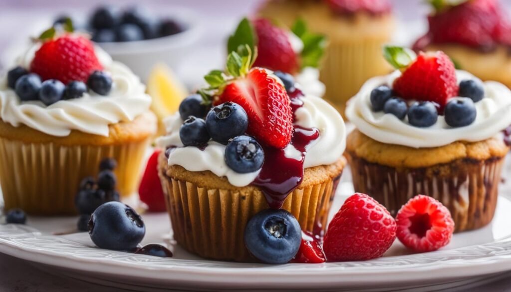 Moist Cupcakes with Fruity Flavor
