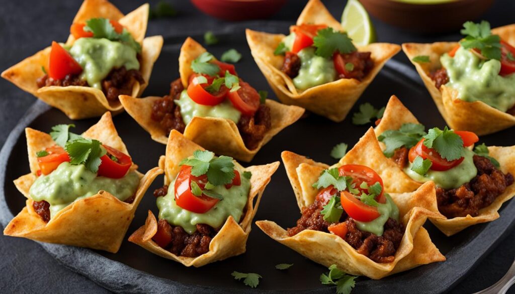 Wonton Taco Cups